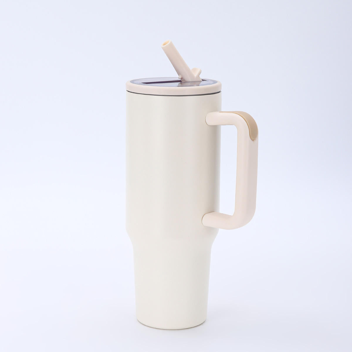 Custom Logo Spill Proof Hydro Traveler Mug 40 oz Insulated Stainless Steel Tumbler with Handle and Flip Straw