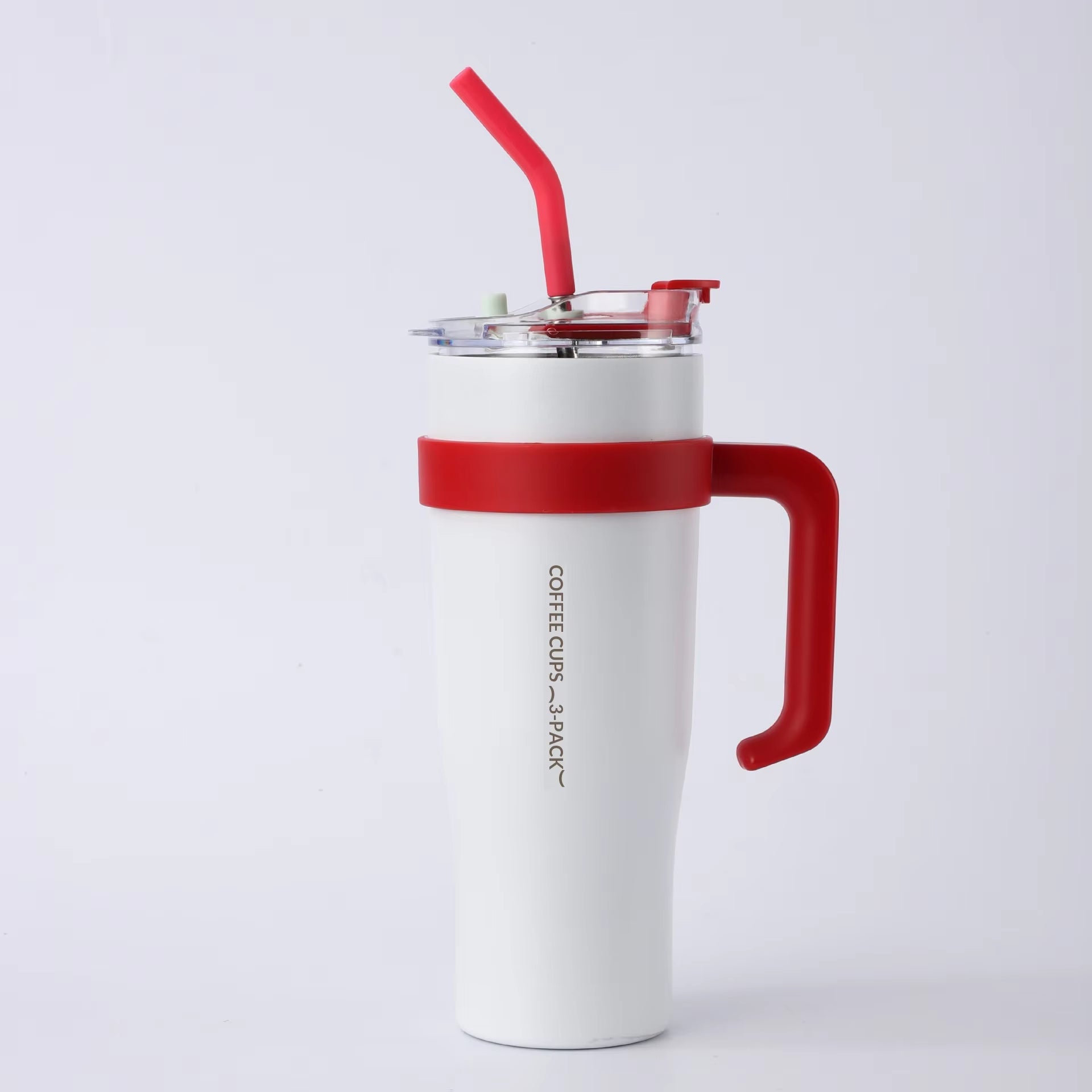 304 Stainless Steel 40oz Double Wall Vacuum Insulated Tumbler Straw Thermal Insulation 6-12 Hours Car Cup for Office Home