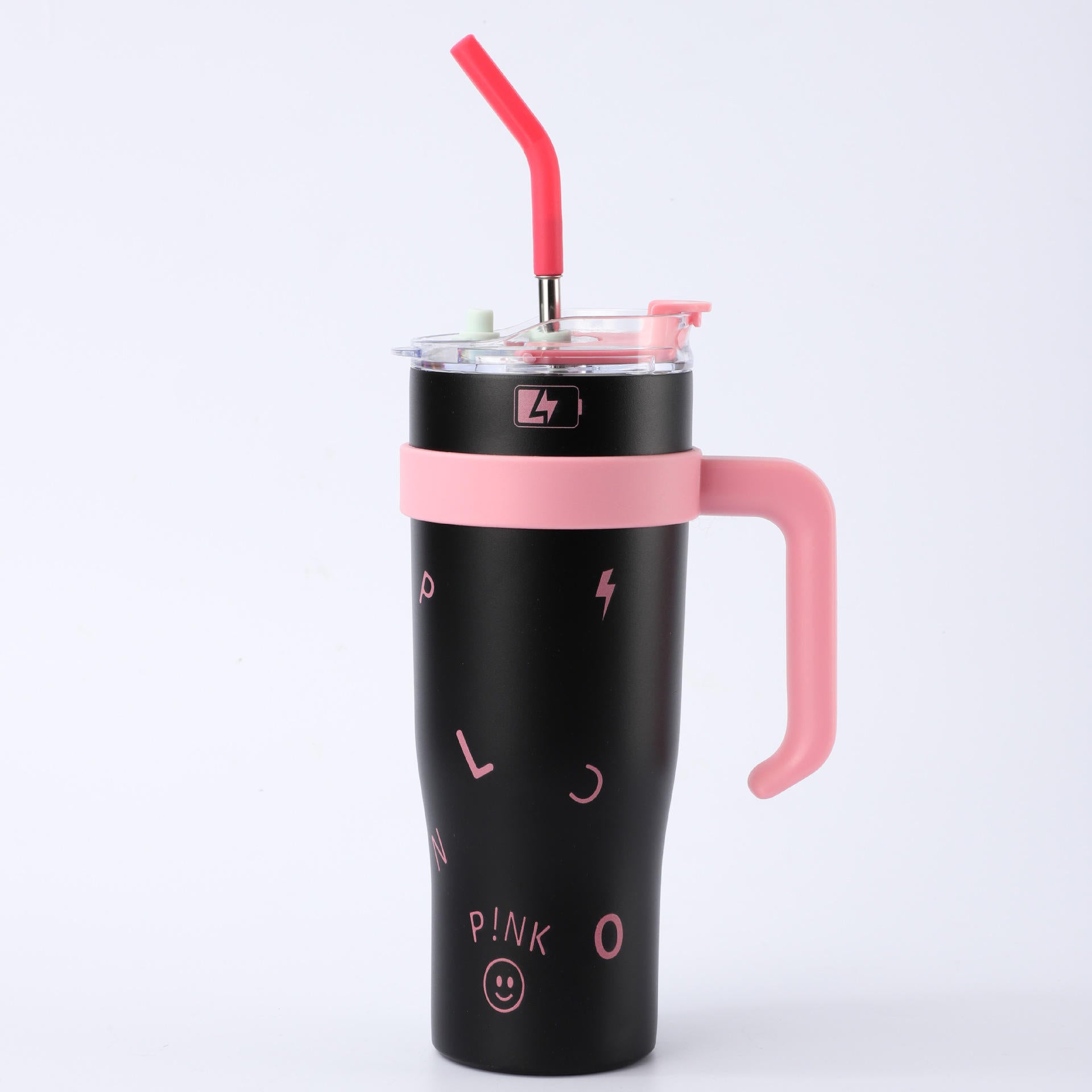 304 Stainless Steel 40oz Double Wall Vacuum Insulated Tumbler Straw Thermal Insulation 6-12 Hours Car Cup for Office Home
